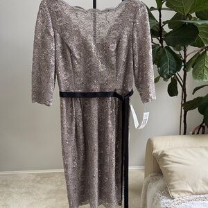 Alex Evenings Elegant Evening Dress. NWT Size Petite 6